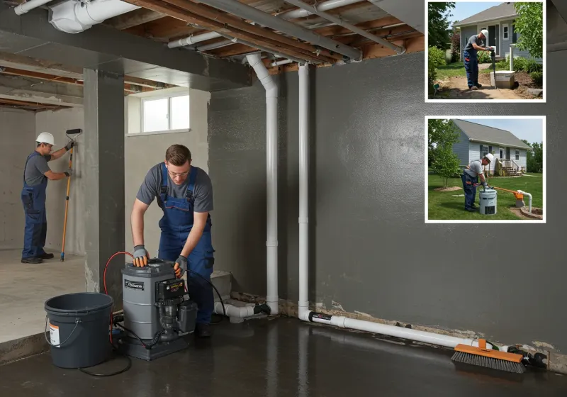 Basement Waterproofing and Flood Prevention process in Henryville, IN